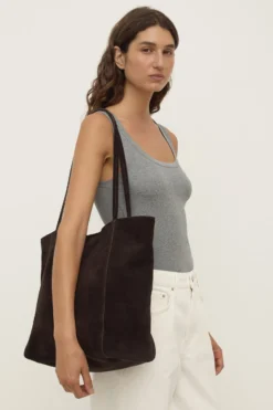 Paige Suede Tote Bag