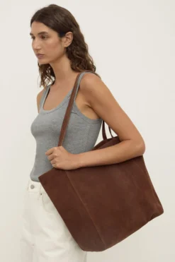 Paige Suede Tote Bag