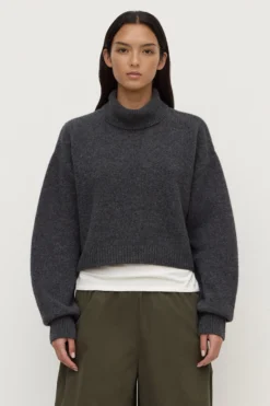 Paris Wool Cashmere Knit Turtleneck