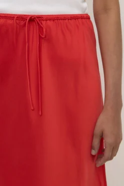Pippa Silk Knee Length Skirt