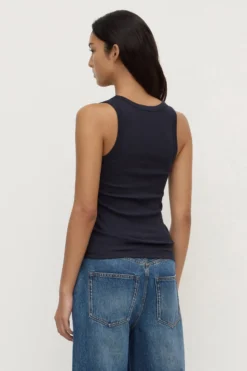 Robyn Scoop Neck Rib Tank