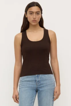 Robyn Scoop Neck Rib Tank