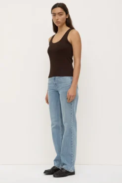 Robyn Scoop Neck Rib Tank