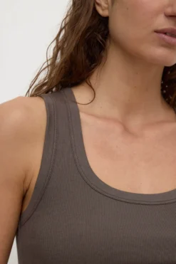 Robyn Scoop Neck Rib Tank