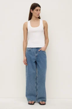 Robyn Scoop Neck Rib Tank