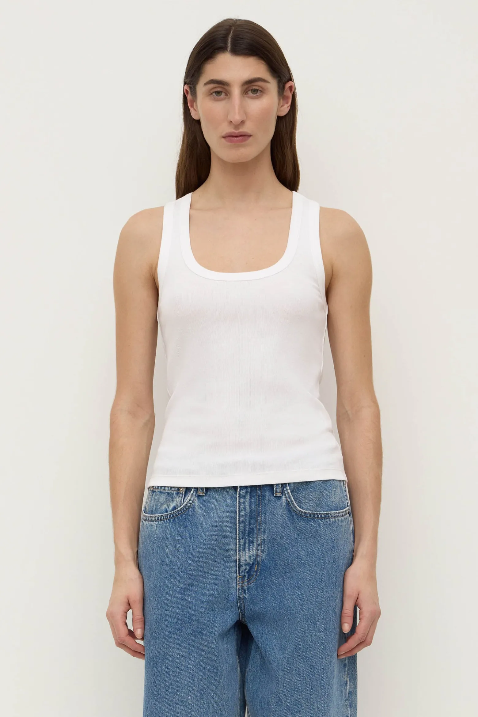Robyn Scoop Neck Rib Tank