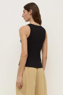 Robyn Scoop Neck Rib Tank