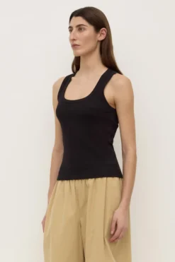 Robyn Scoop Neck Rib Tank