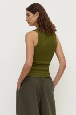 Robyn Scoop Neck Rib Tank