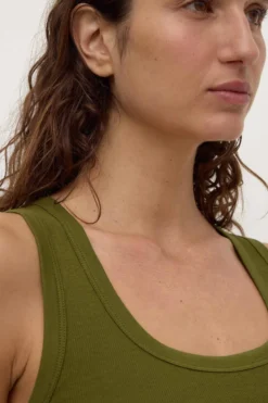 Robyn Scoop Neck Rib Tank