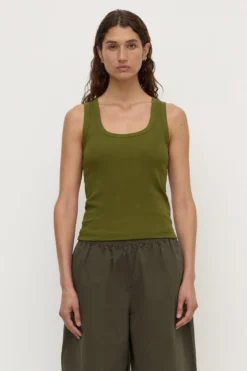 Robyn Scoop Neck Rib Tank