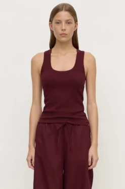 Robyn Scoop Neck Rib Tank