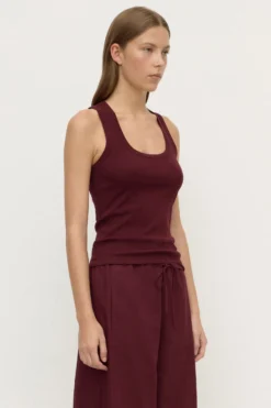 Robyn Scoop Neck Rib Tank