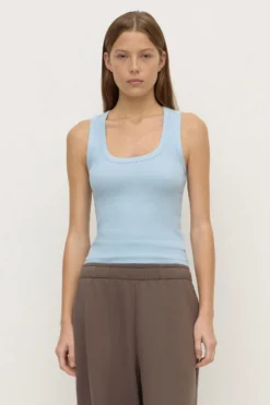 Robyn Scoop Neck Rib Tank