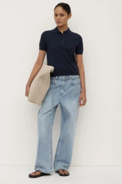 Sloane Cotton Cashmere Polo