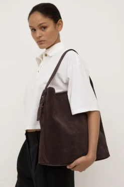 Sonny Suede Shoulder Bag