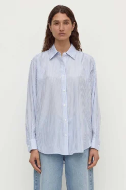 Spencer Stripe Silk Shirt
