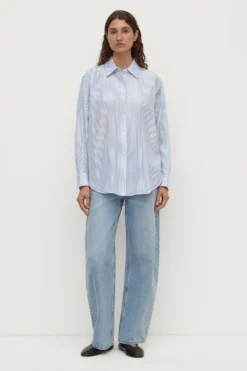 Spencer Stripe Silk Shirt