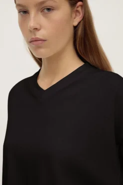 Stella V Neck Long Sleeve Tee