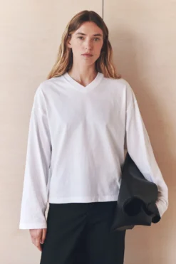 Stella V Neck Long Sleeve Tee