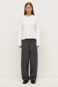 Stella V Neck Long Sleeve Tee