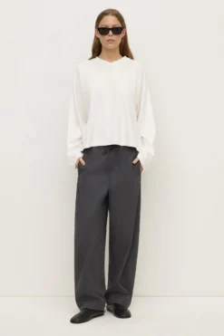 Stella V Neck Long Sleeve Tee
