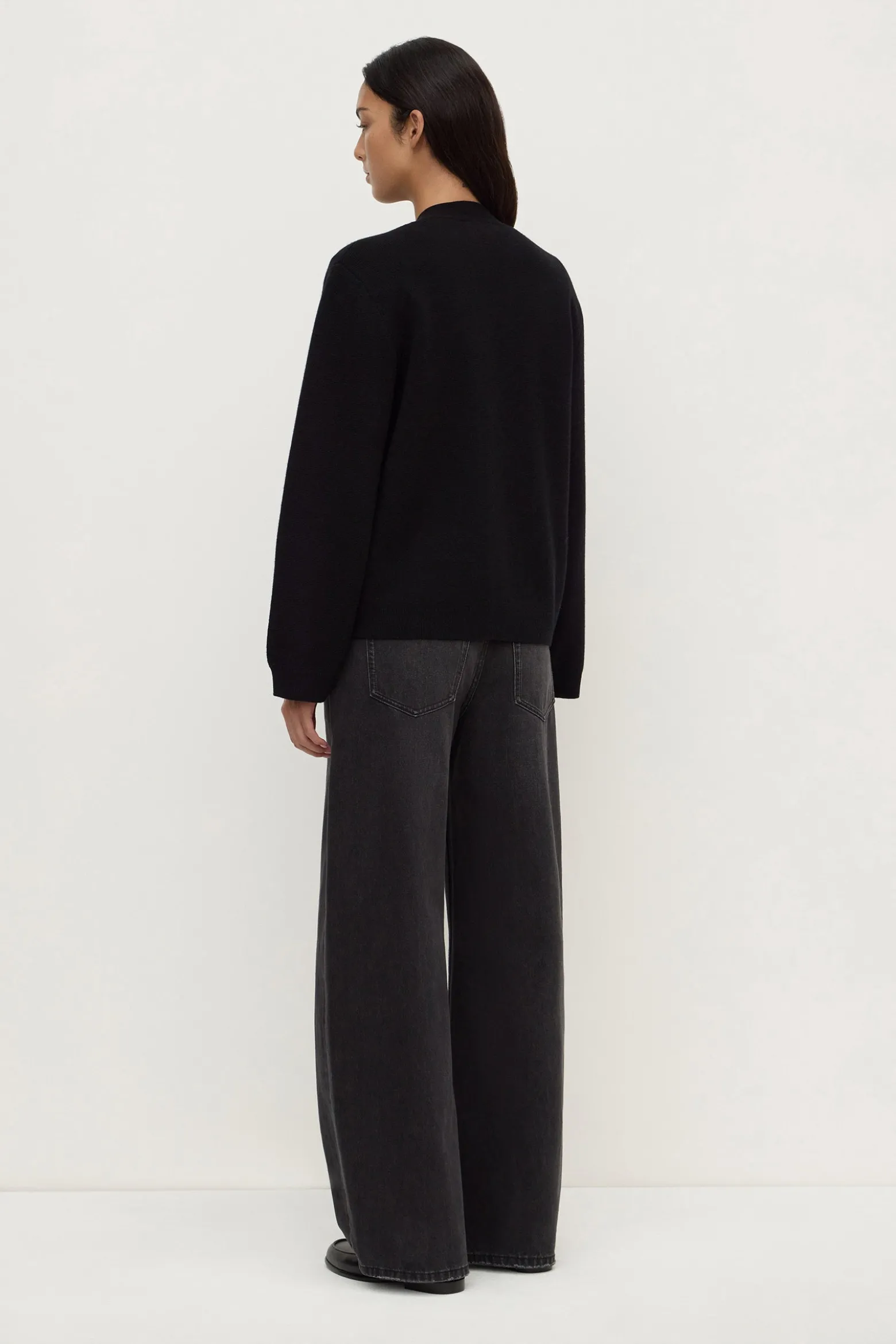 Tamsin Wool Cashmere Knit Cardigan