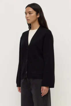 Tamsin Wool Cashmere Knit Cardigan