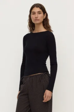 Tatiana Wool Long Sleeve Top