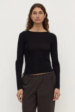 Tatiana Wool Long Sleeve Top