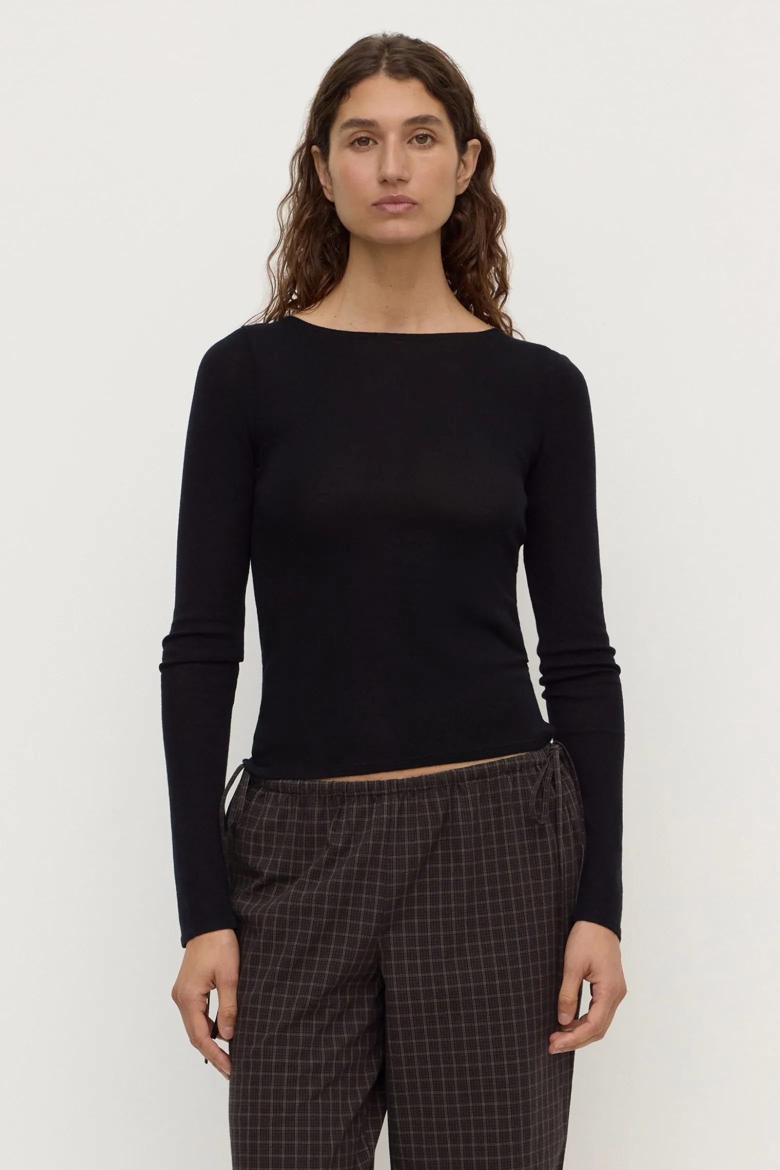 Tatiana Wool Long Sleeve Top