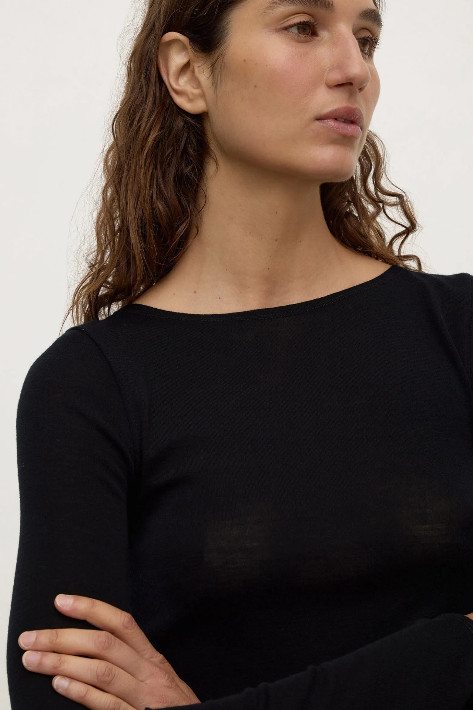Tatiana Wool Long Sleeve Top