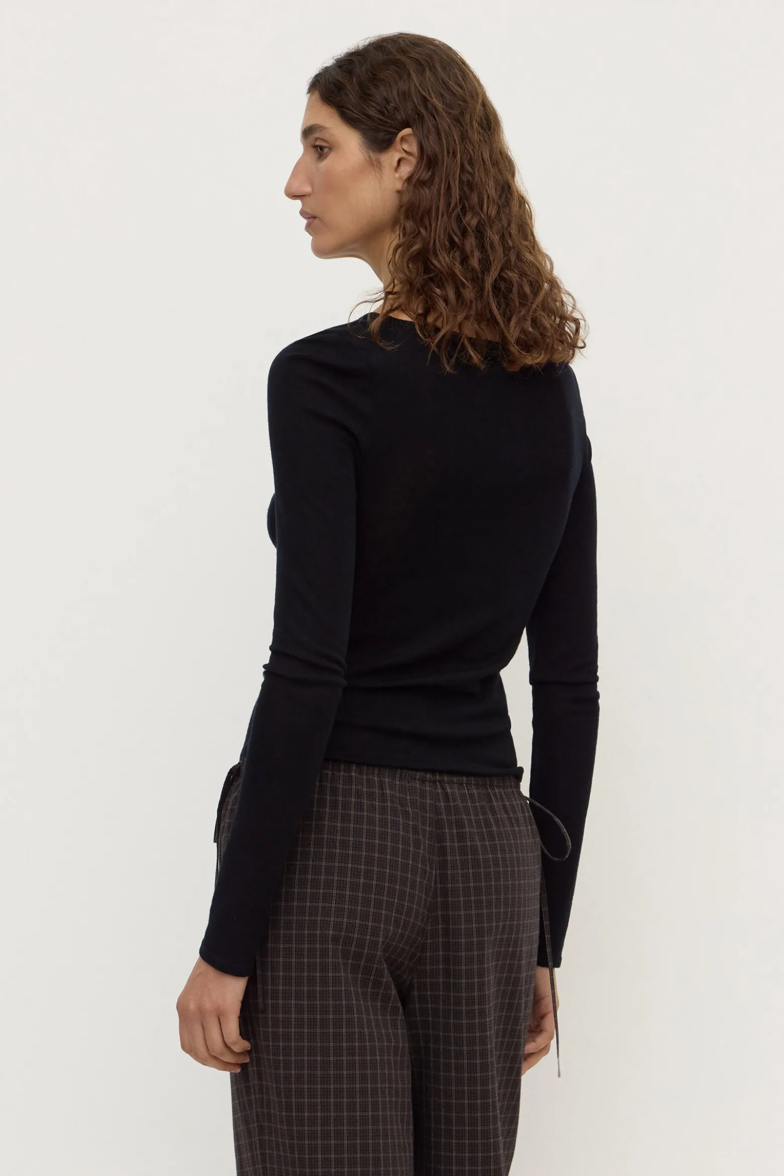 Tatiana Wool Long Sleeve Top