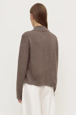 Wool Cashmere Knit Cardigan