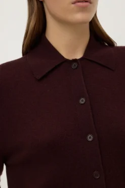 Wool Cashmere Knit Cardigan