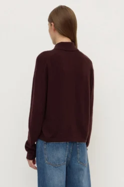 Wool Cashmere Knit Cardigan