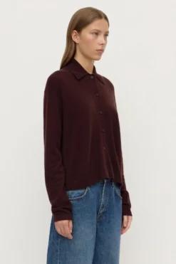Wool Cashmere Knit Cardigan