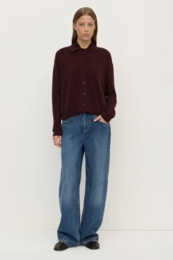 Wool Cashmere Knit Cardigan