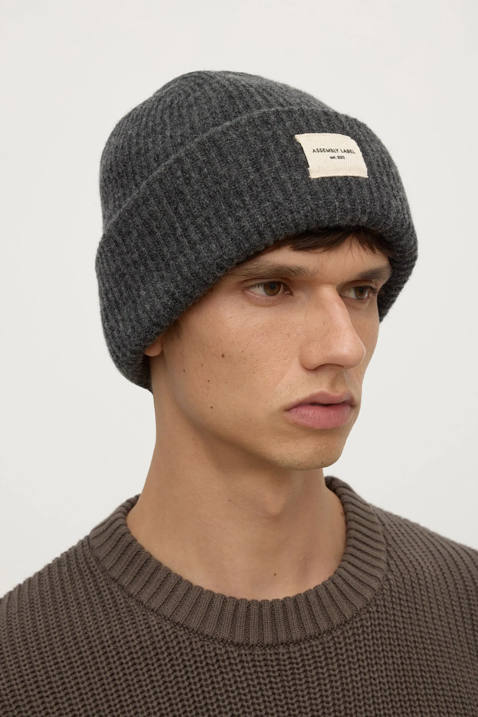 Wool Rib Beanie
